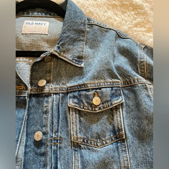 Old Navy Blue Jean Jacket - Picture 4 of 7
